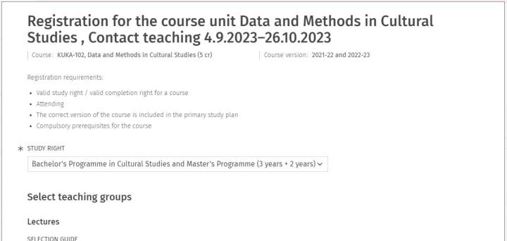 Screenshot of the registration window.