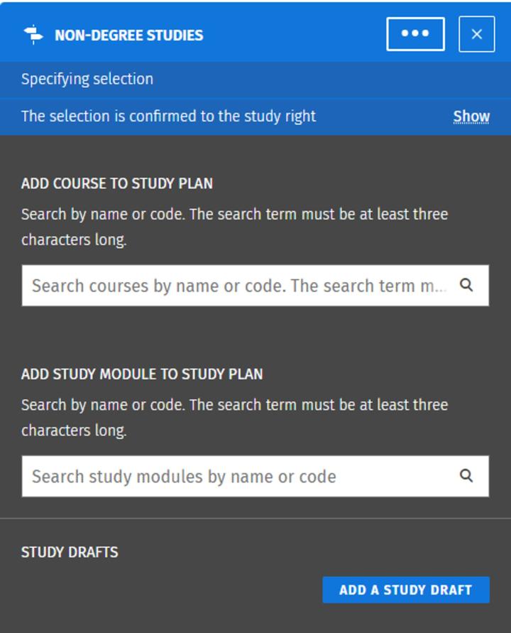 Screenshot of the user interface of Sisu.