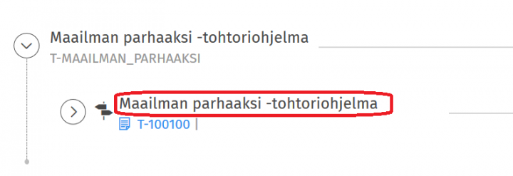 Kuvakaappaus Sisun käyttöliittymästä.