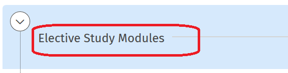 Screenshot: editing study plan in Sisu