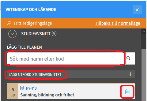 Skärmdump av Sisus användargränssnitt.
