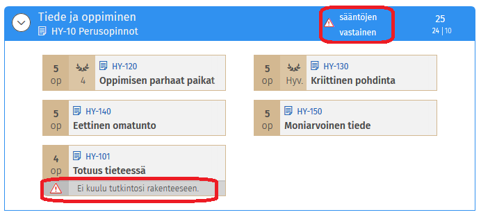 Kuvakaappaus Sisun käyttöliittymästä.
