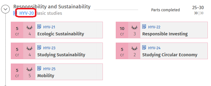 Screenshot of the user interface of Sisu.