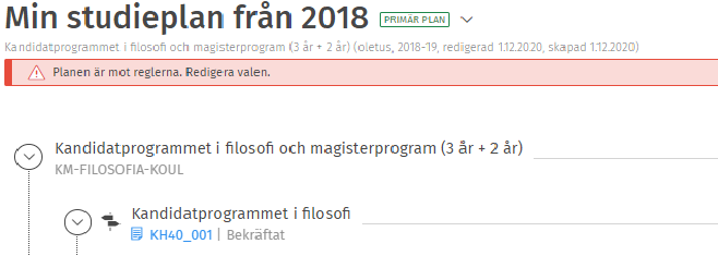 En skärmdump från Sisu.