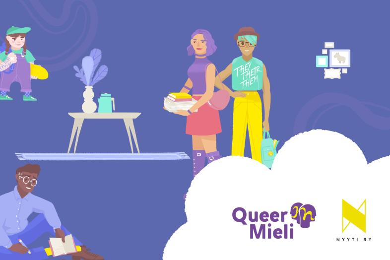 QueerMieli -hankkeen logo