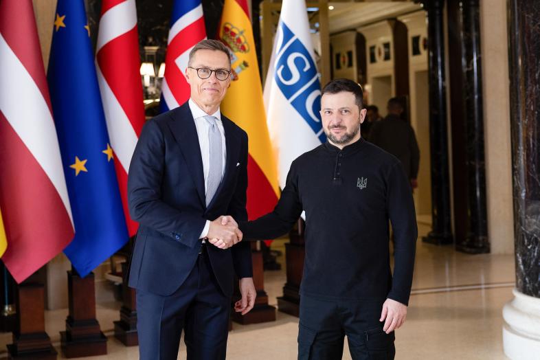 Alexander Stubb ja Volodymyr Zelenskyi.