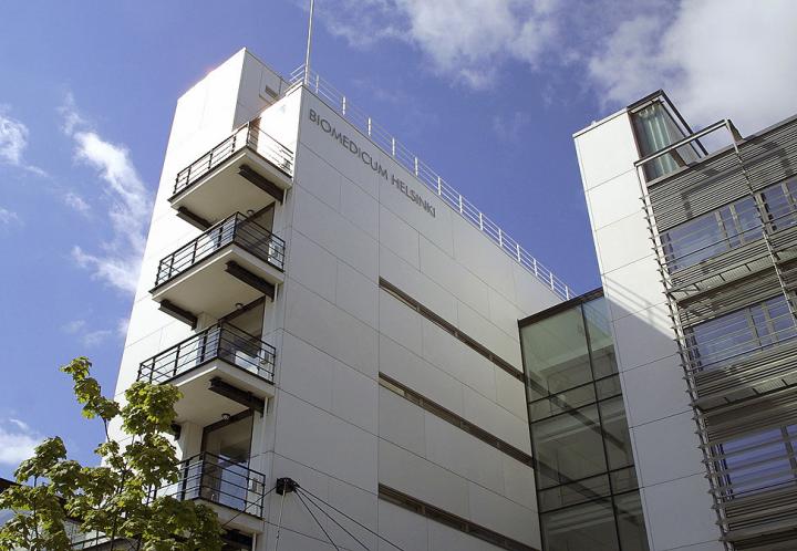 Balconies at Biomedicum.